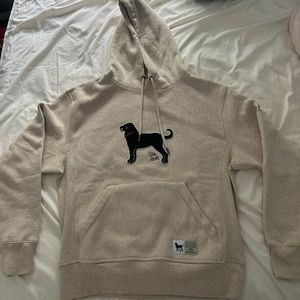 XS men’s heavyweight hoodie from the black dog